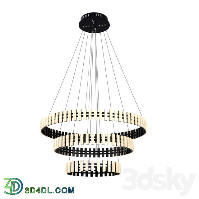 Chandelier - Hanging LED chandelier Gh61t348126BK _ WT