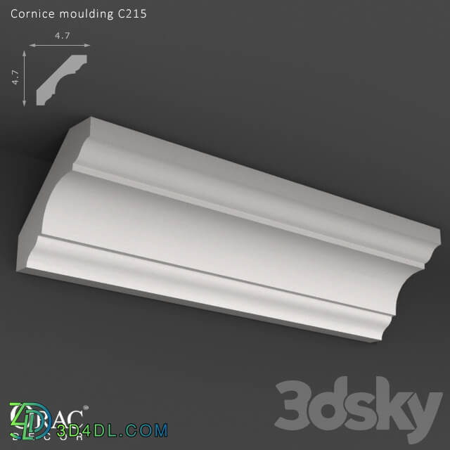 Decorative plaster - OM Cornice Orac Decor C215