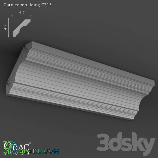 Decorative plaster - OM Cornice Orac Decor C215