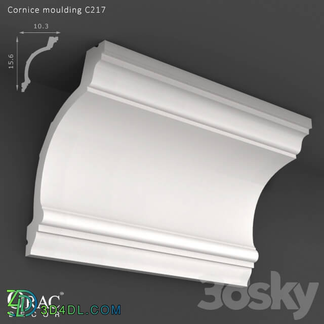 Decorative plaster - OM Cornice Orac Decor C217