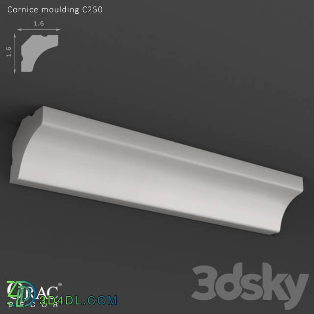 Decorative plaster - OM Cornice Orac Decor C250