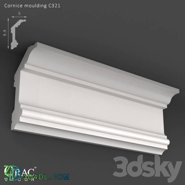 Decorative plaster - OM Cornice Orac Decor C321