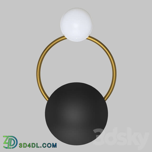 Wall light - MJ_PEARL_BK _ GD_2