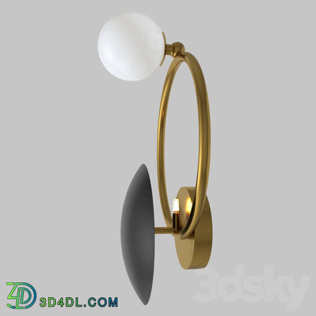 Wall light - MJ_PEARL_BK _ GD_2