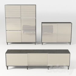 Sideboard _ Chest of drawer - Three Modern sliding Console 