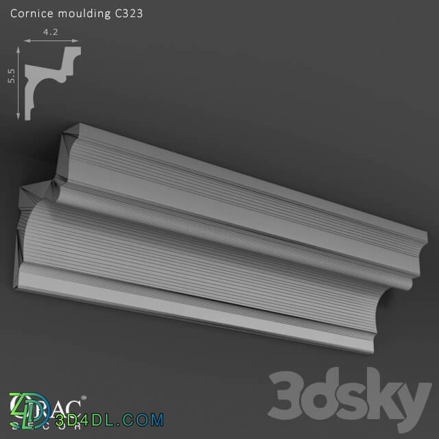 Decorative plaster - OM Cornice Orac Decor C323