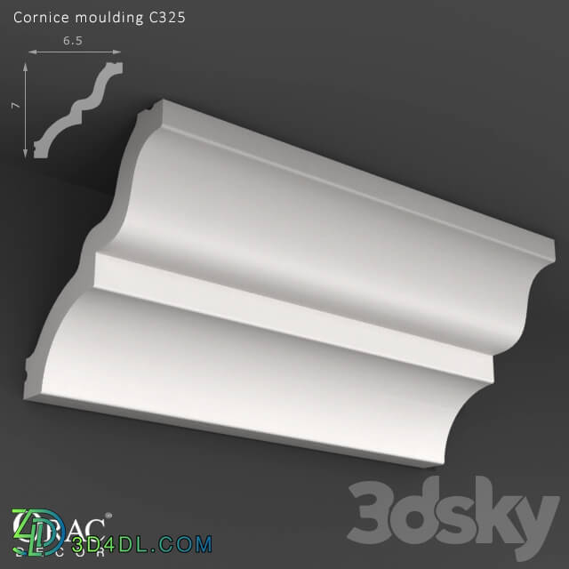 Decorative plaster - OM Cornice Orac Decor C325