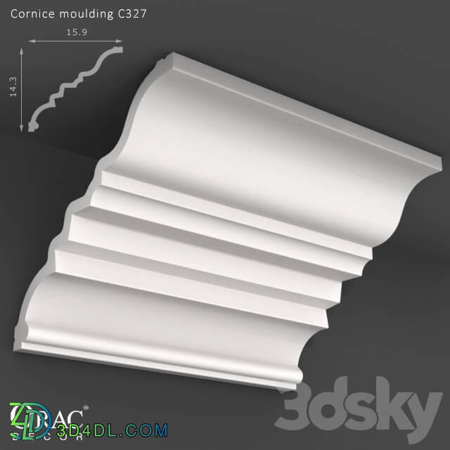 Decorative plaster - OM Cornice Orac Decor C327