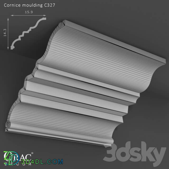 Decorative plaster - OM Cornice Orac Decor C327