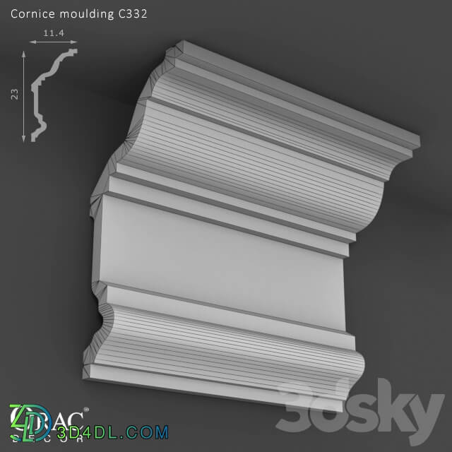 Decorative plaster - OM Cornice Orac Decor C332