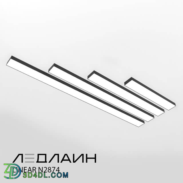 Technical lighting - Pendant lamp LINEAR N2874 _ LEDLINE