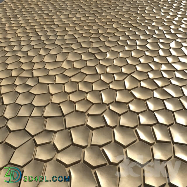 Other decorative objects - Tile 3d Surface arido