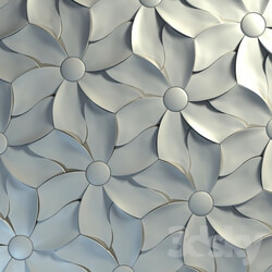 Other decorative objects - 3d tile Kaza Concrete - Petal 