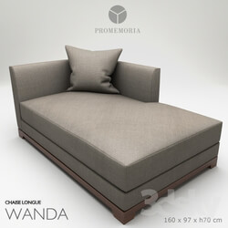 Other soft seating - Promemoria Wanda CHAISE LONGUE 