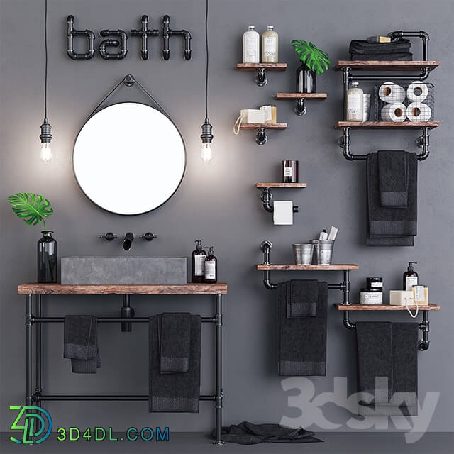Bathroom accessories - Loft Bathroom Set