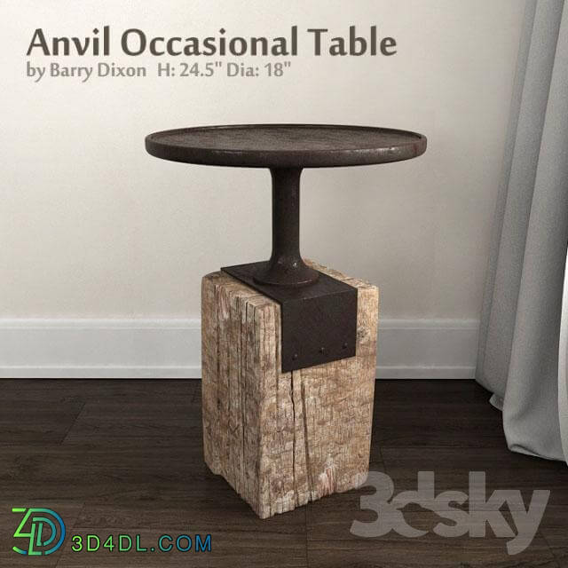 Table - Anvil Occasional Table by Barry Dixon