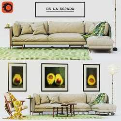 Other - De La Espada Sofa Frame Armchair Woody 