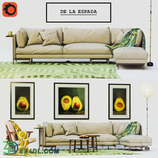 Other - De La Espada Sofa Frame Armchair Woody