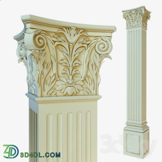 Decorative plaster - Column