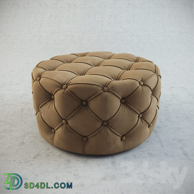 Other soft seating - Round Tufted Ottomans