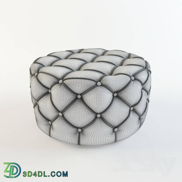 Other soft seating - Round Tufted Ottomans