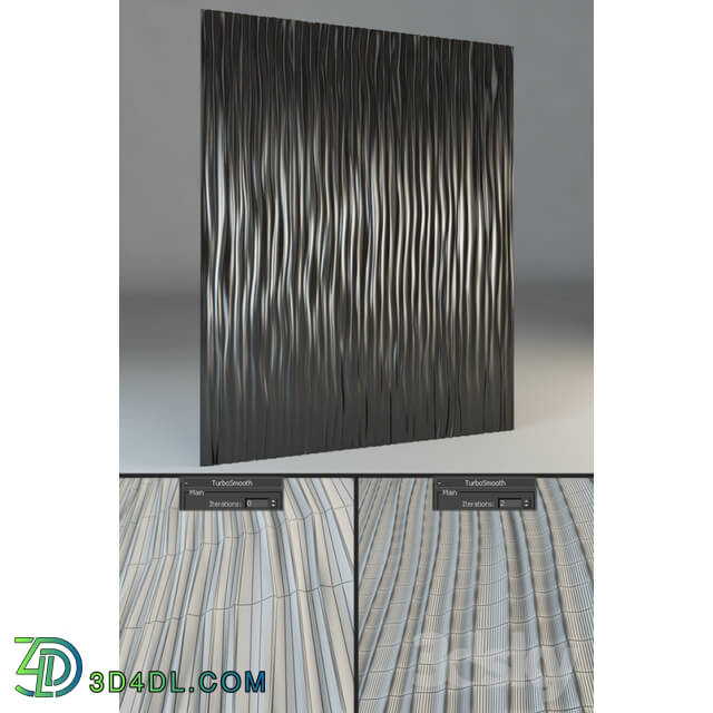 3D panel - 3D wall panel Leto