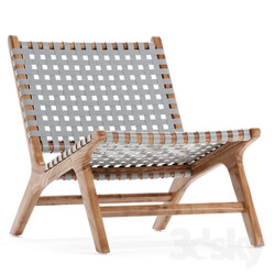 Arm chair - Strap Girona Outdoor Accent Chairs 