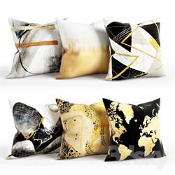 Pillows - Gold_Pillow_Set_003 