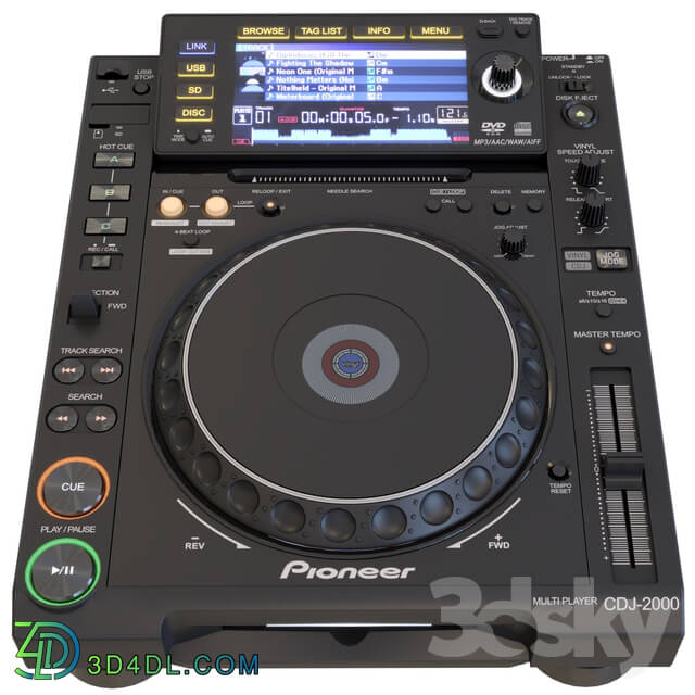 Audio tech - Pioneer CDJ-2000