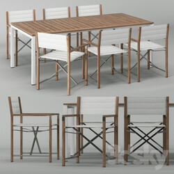 Table _ Chair - MANUTTI CROSS_ MANUTTI TRENTO 