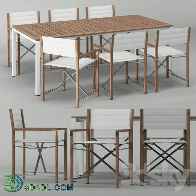 Table _ Chair - MANUTTI CROSS_ MANUTTI TRENTO