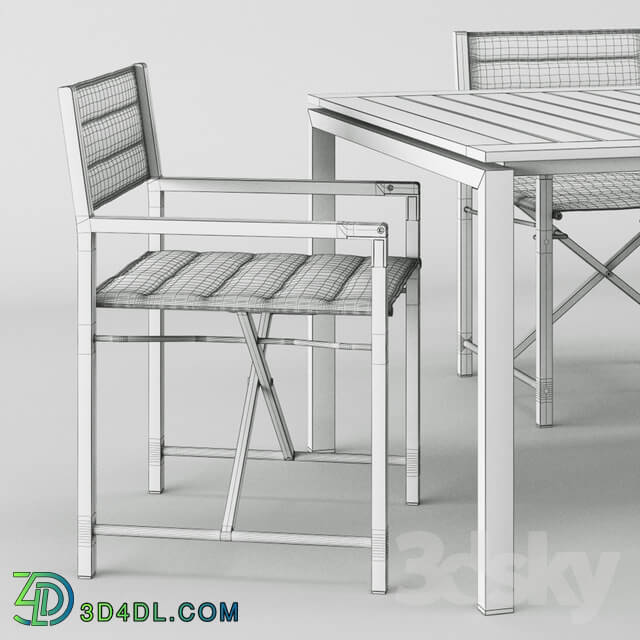 Table _ Chair - MANUTTI CROSS_ MANUTTI TRENTO