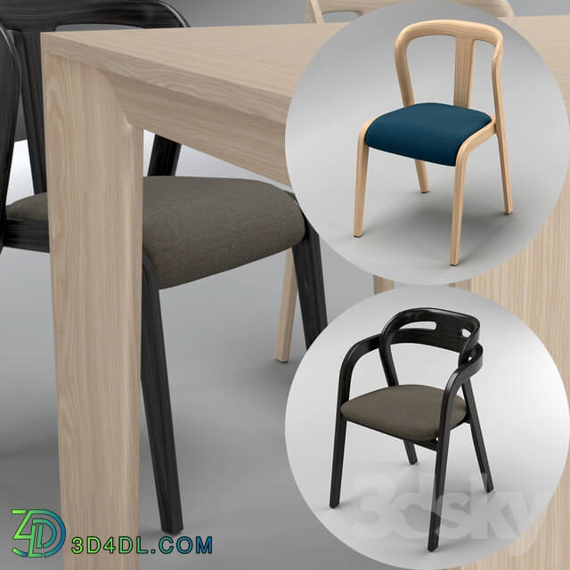 Table _ Chair - Passioni Genea chair Prince Table