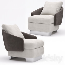 Arm chair - Minotti Lawson Medium Armchair 