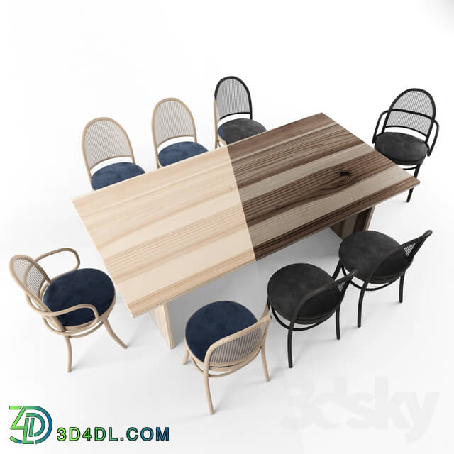 Table _ Chair - dinning table set