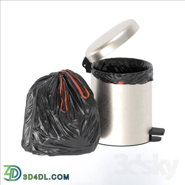 Other decorative objects - trash bag and bin