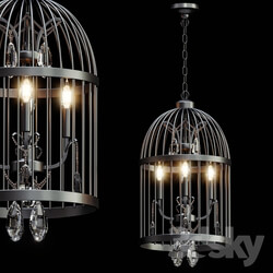 Ceiling light - Beautiful Bird Cage Chandelier 