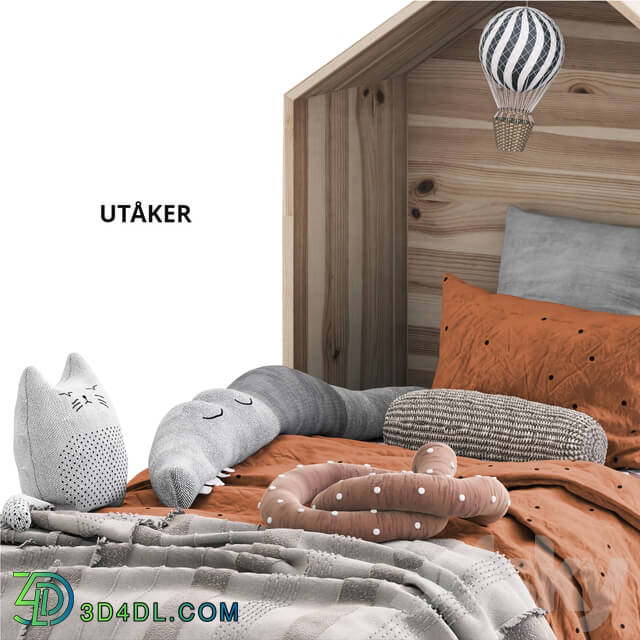 Bed - UTAKER IKEA _ DECK IKEA with headboard