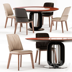 Table Chair Cattelan italia belinda chair 