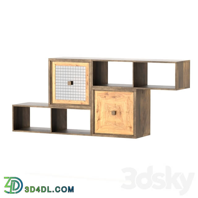 Sideboard _ Chest of drawer - Wellige Cube Design Wall Modules _ Shelves
