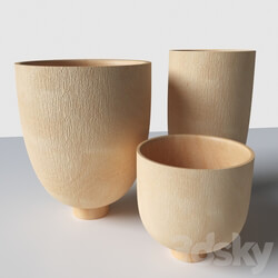 Vase - Wooden vases La Redoute Sato 