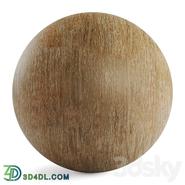 Brushed solid eucalyptus wood