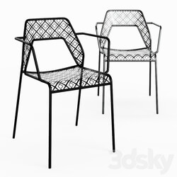 Chair - outdoor armchair pattern 1 