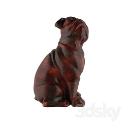 Sculpture - Gillespie bull dog figurine 