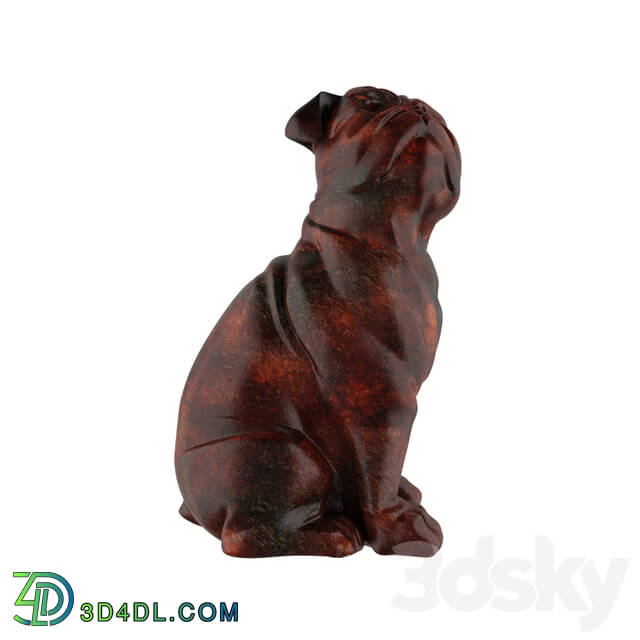 Sculpture - Gillespie bull dog figurine