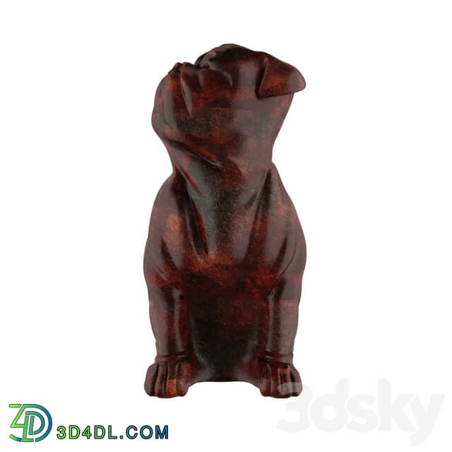 Sculpture - Gillespie bull dog figurine