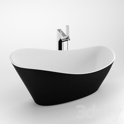 Bathtub - Black Acrylic Cabinet Bathtub 