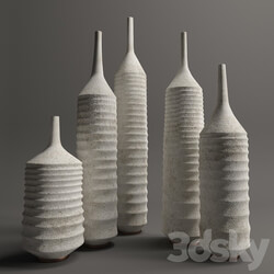 Vase - Сoncrete decor vases set 