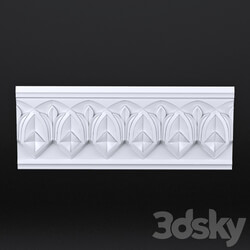 Decorative plaster - Khorezm style cornice 