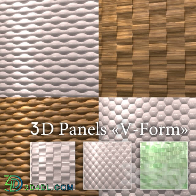Other decorative objects - 3D Panel V-Form